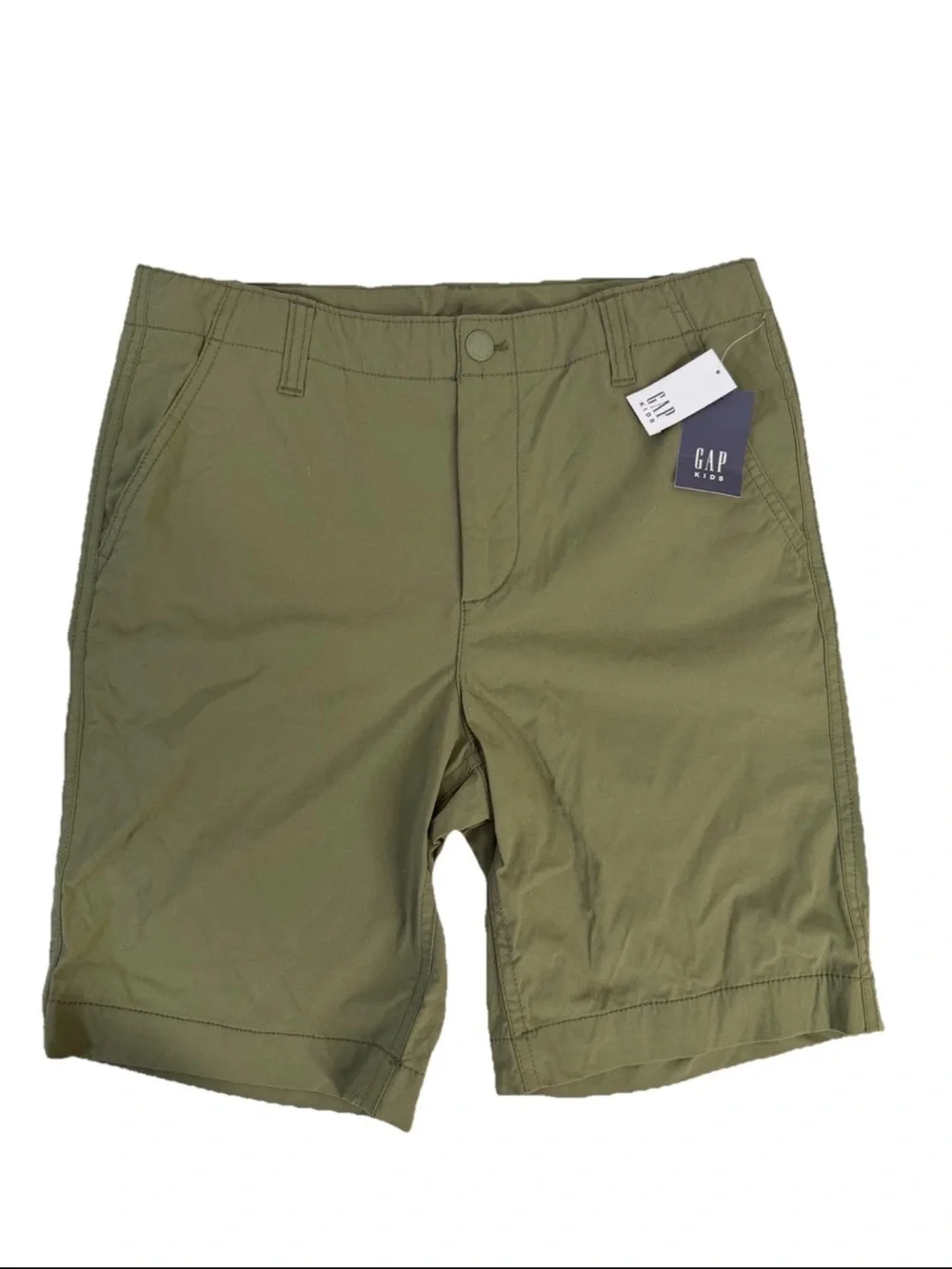 Gap Kids Boys Quick Dry Shorts Green Size 18 Zipper Pockets